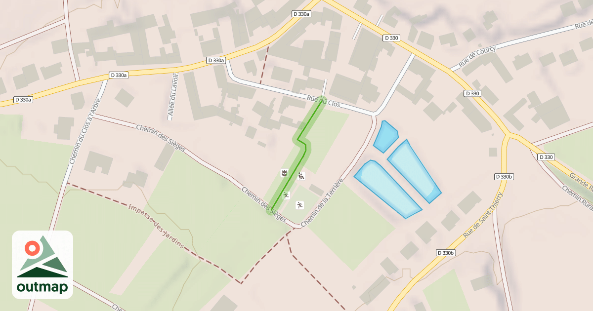 Map of Sentier des Vignes