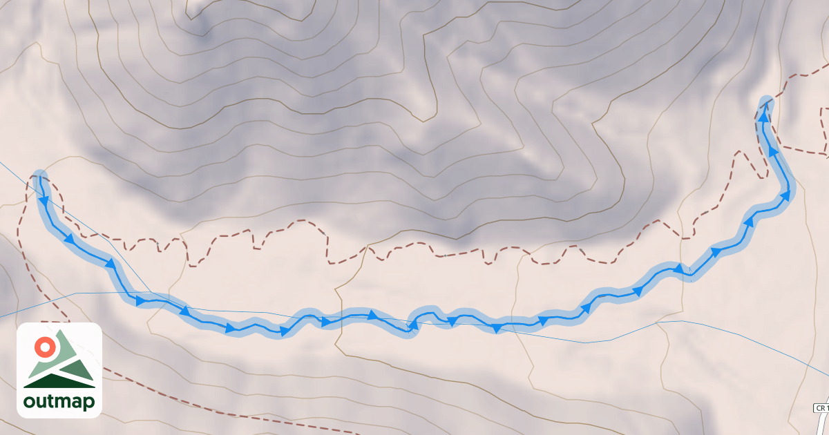 Map of Coal Camp Downhill