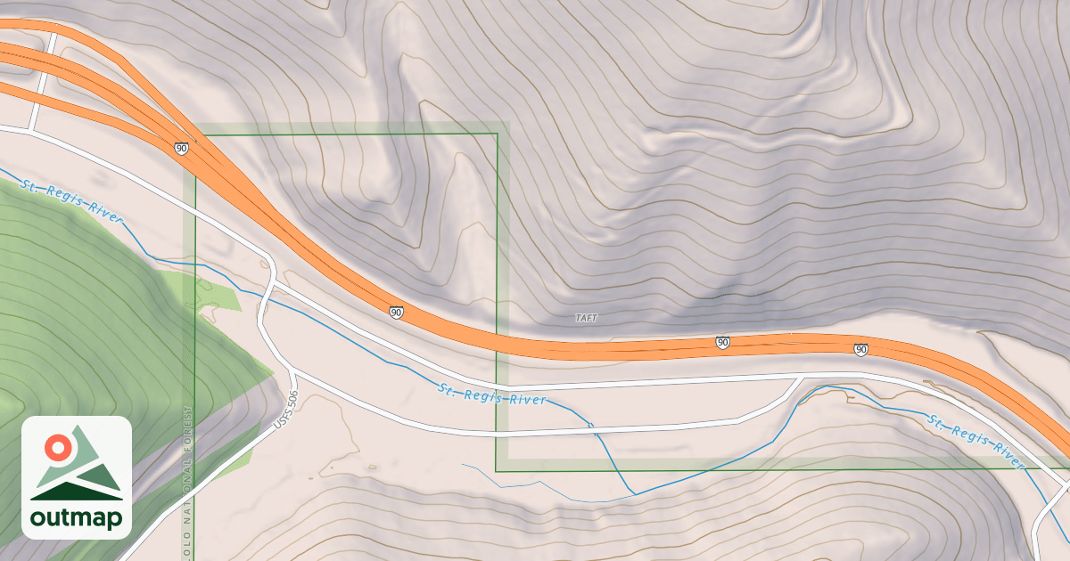Map of RANDOLPH CREEK