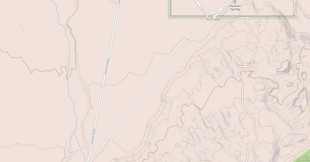 Map preview of FLETCHER CUTOFF ROAD