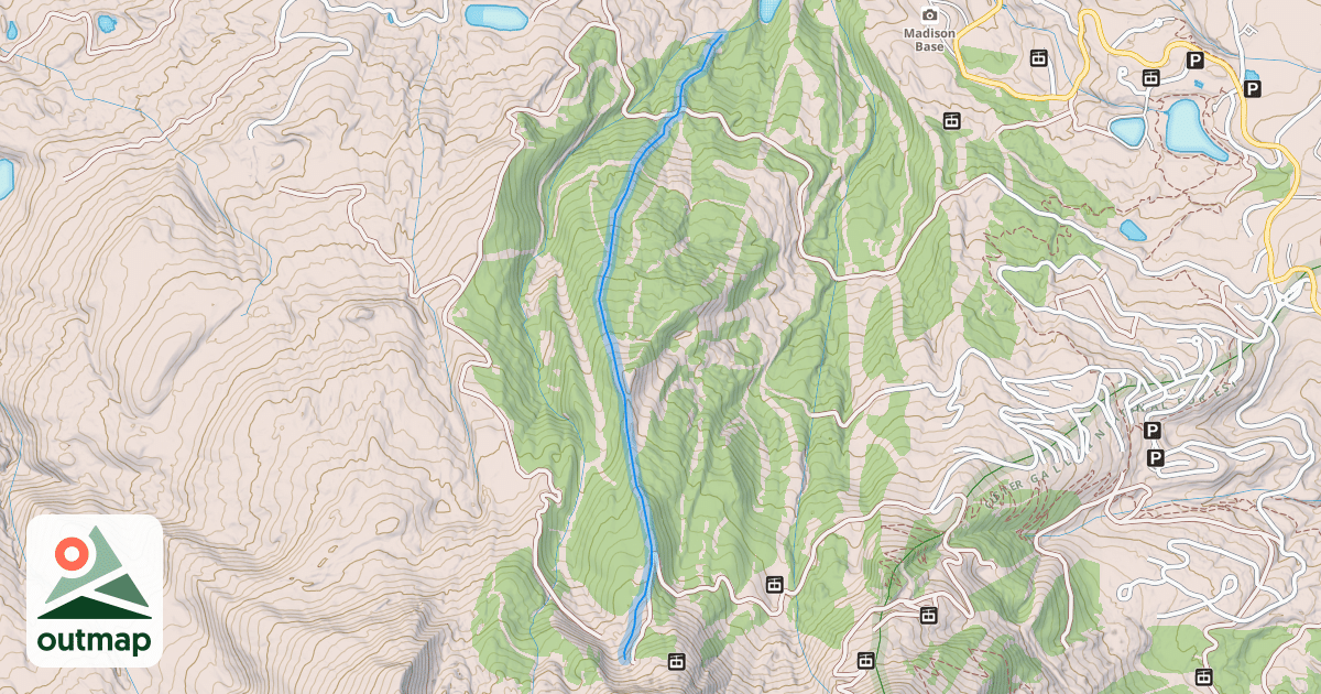 Map of Lookout Ridge