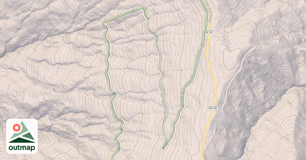 Map of HAYDON BEEF PASTURE