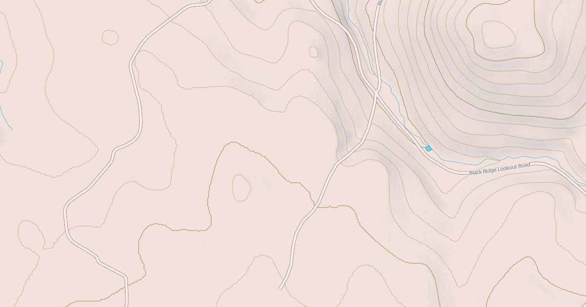 Map preview of BLACK GULCH SPUR