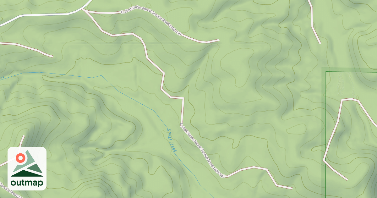 Map of COAST CREEK