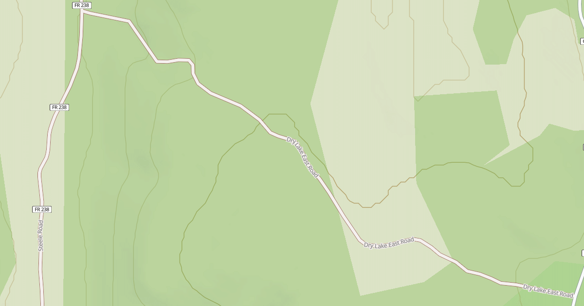 Map preview of DRY LAKE EAST