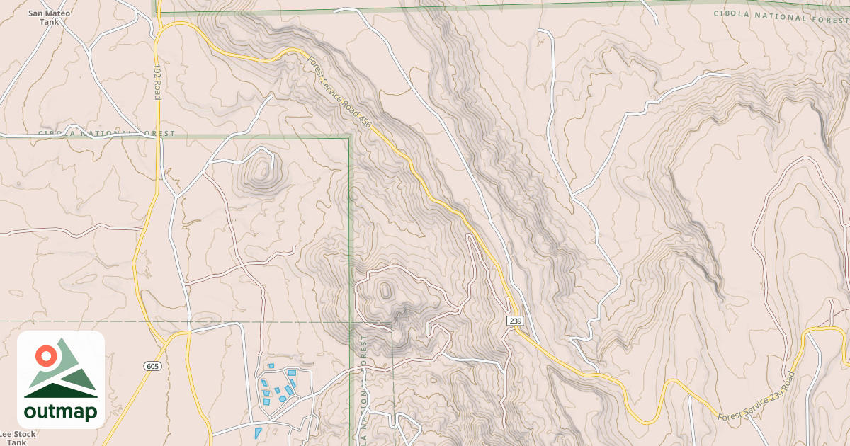 Map of MARQUEZ CANYON