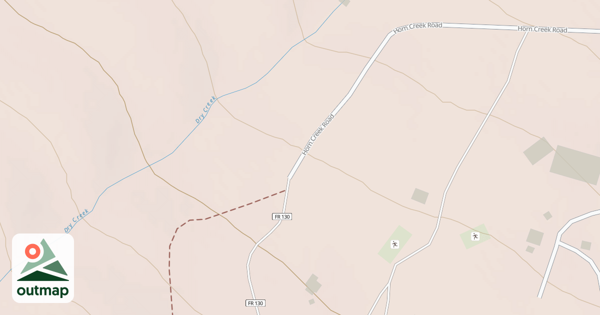 Map of HORN CREEK