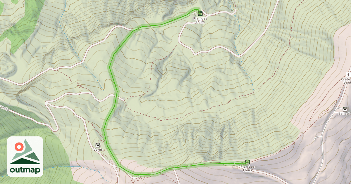 Map of Arête