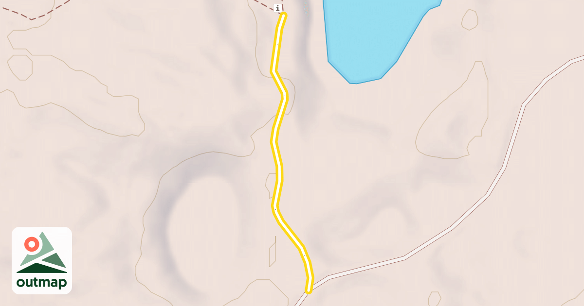 Map of Fern Lake Trail