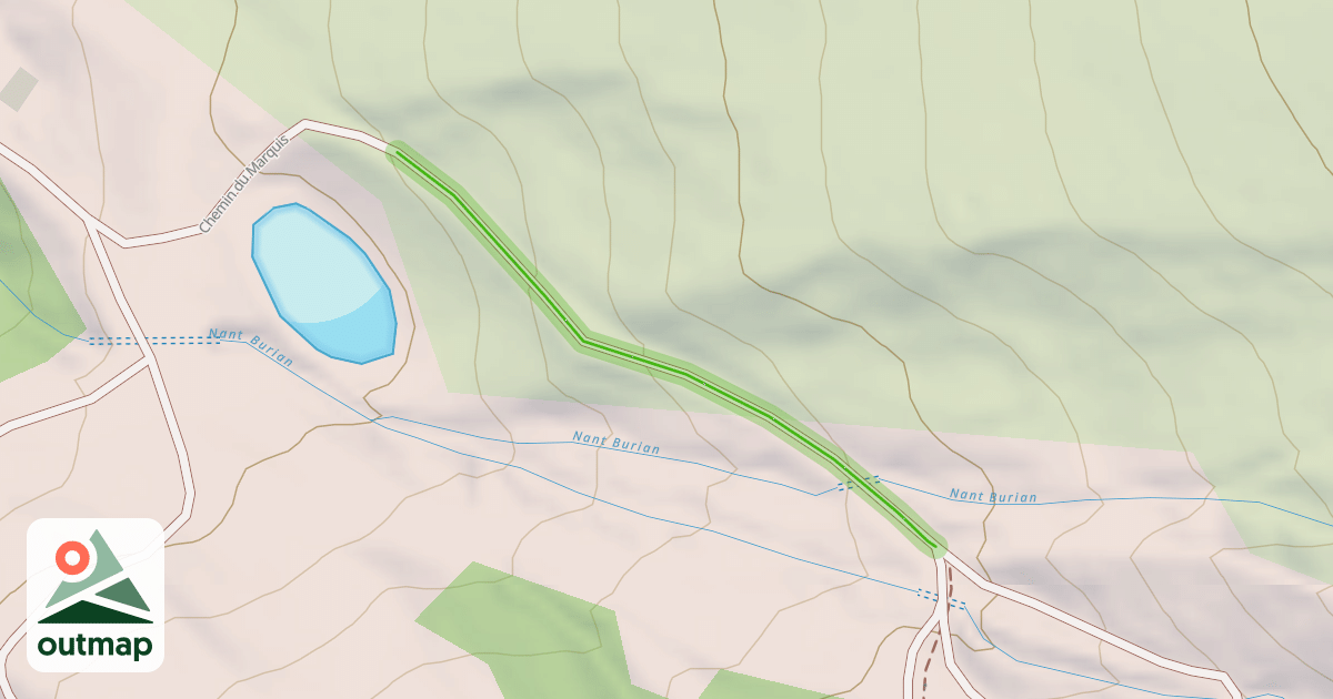 Map of Chemin du Marquis