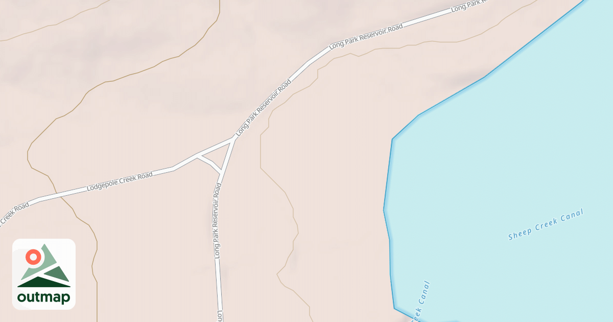 Map of LONG PK RESERVOIR DISPERSED C