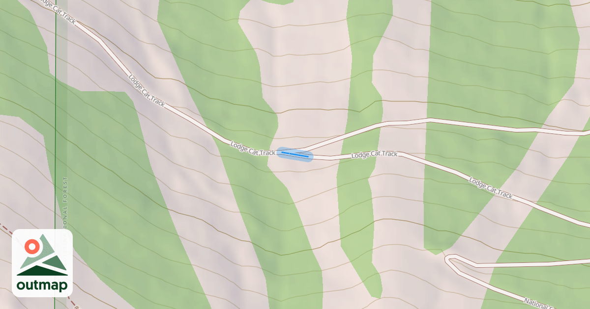 Map of Lodge Cat Track