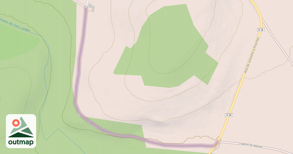 Map of Chemin du Marais