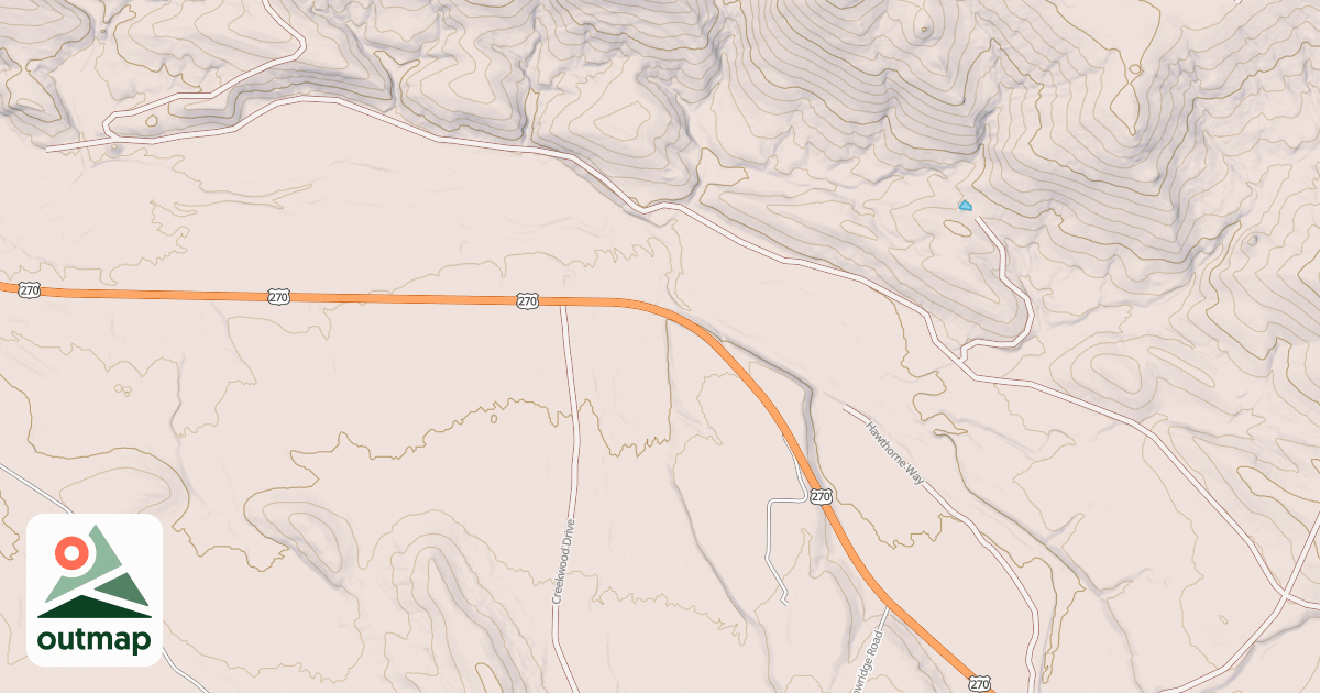 Map of CREEK