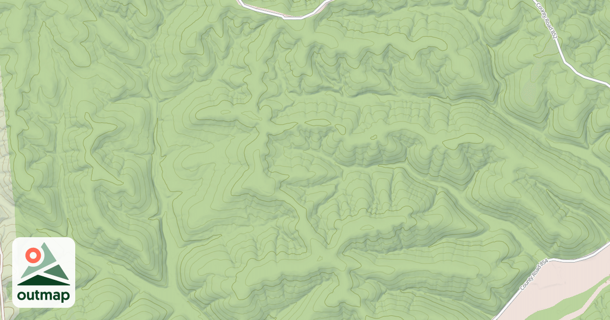 Map of BUZZARD RIDGE