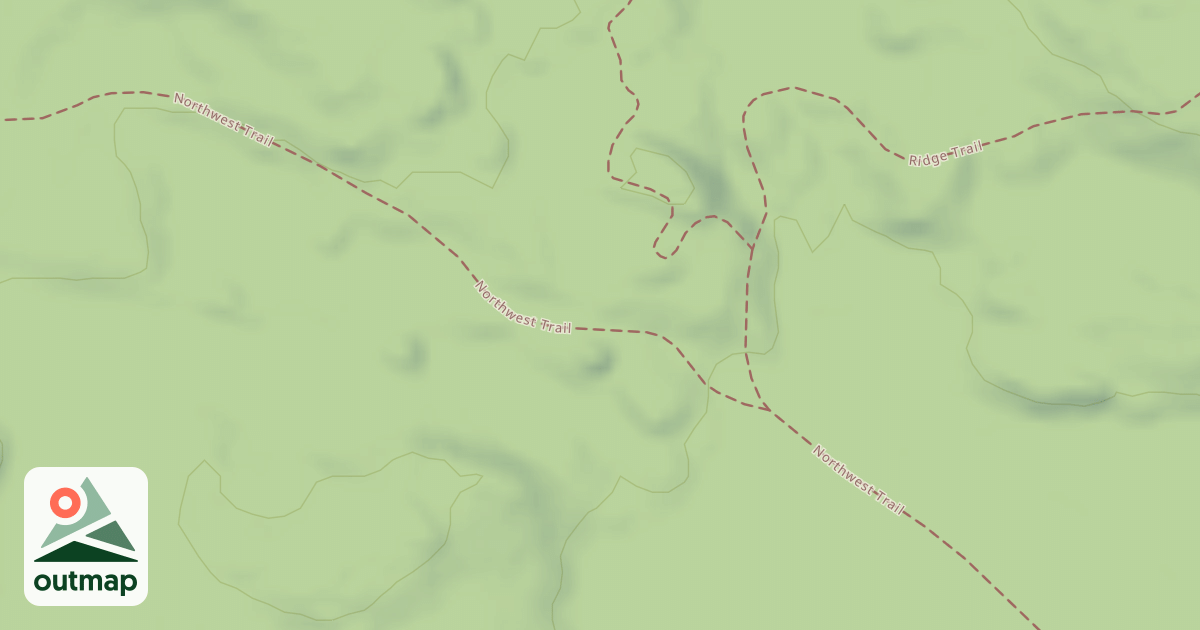 Map of Northwest Trail