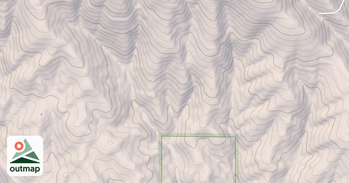 Map of Upper Flat Creek Ohv