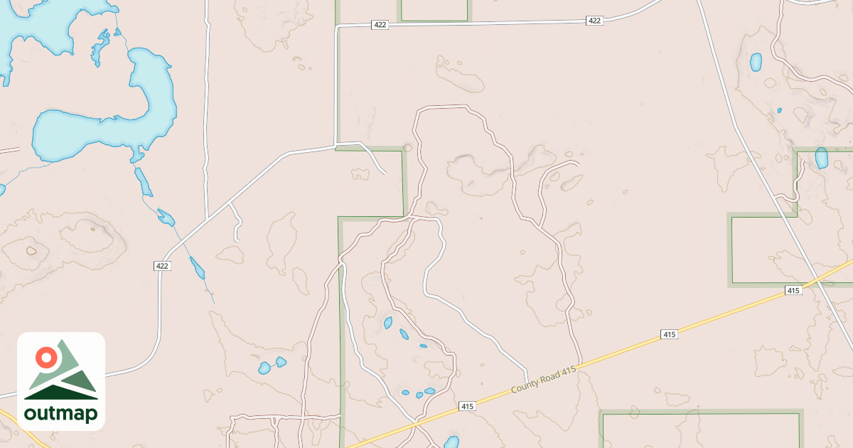 Map of Silver Creek Trail