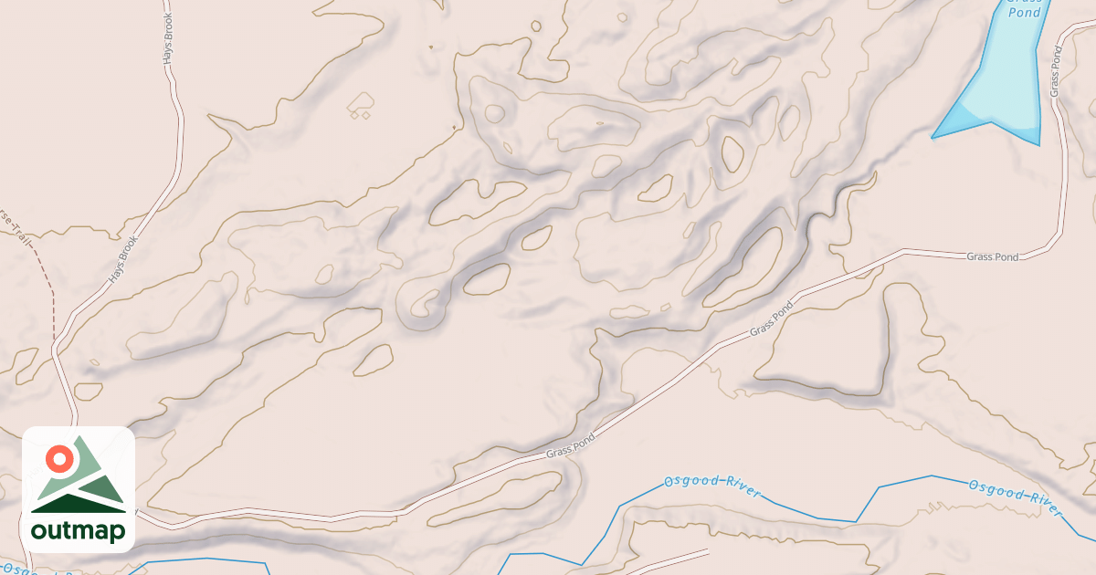 Map of Grass Pond