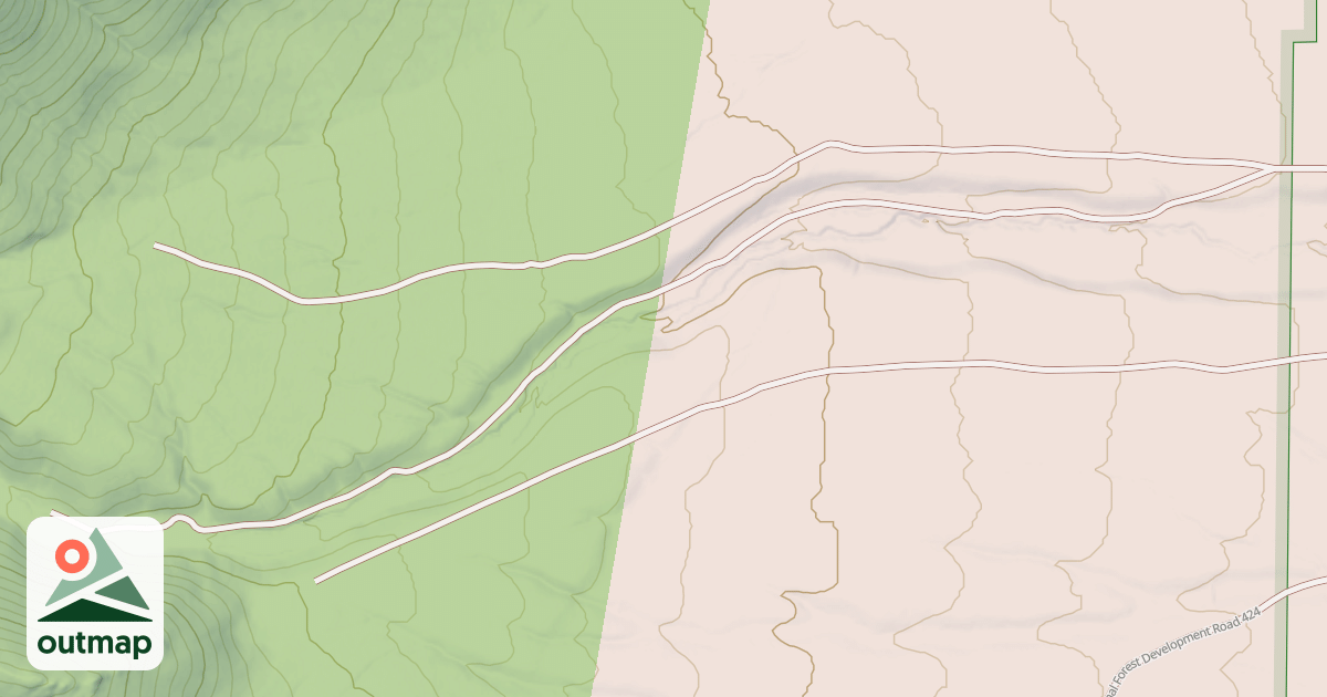 Map of CLEAR CREEK TRAILHEAD