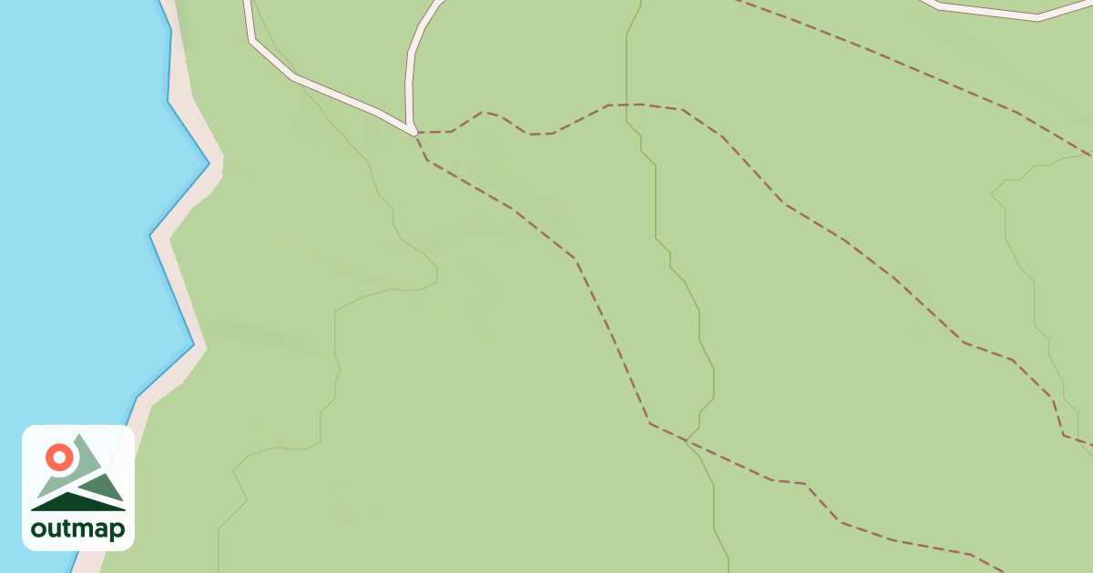 Map of Prince Gallitzin State Park Trails