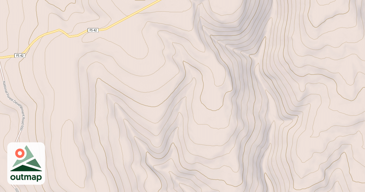 Map of USFS Motor Vehicle Use Map Roads {671A22EA-9531-46BF-898A-5862396C7B5C}