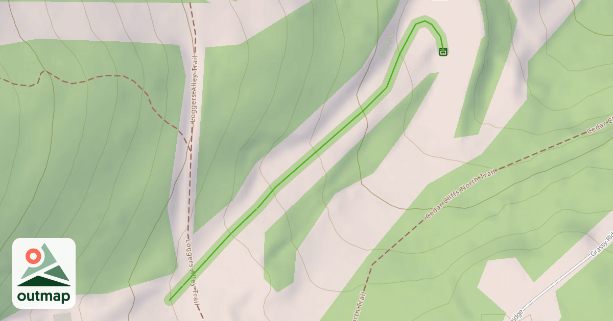 Map of Lower Diamond Hill