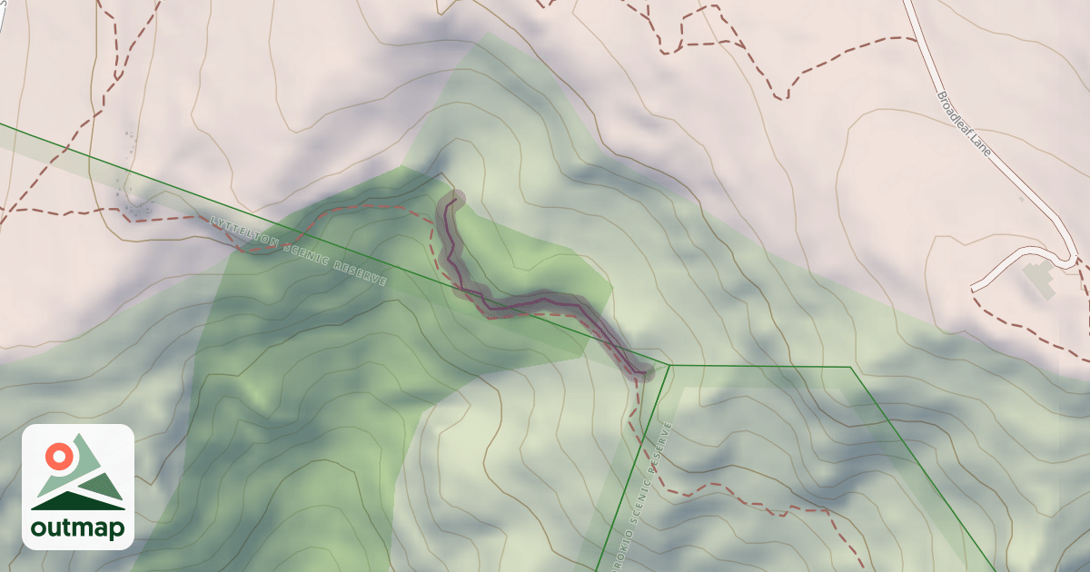 Map of Climbing Crag