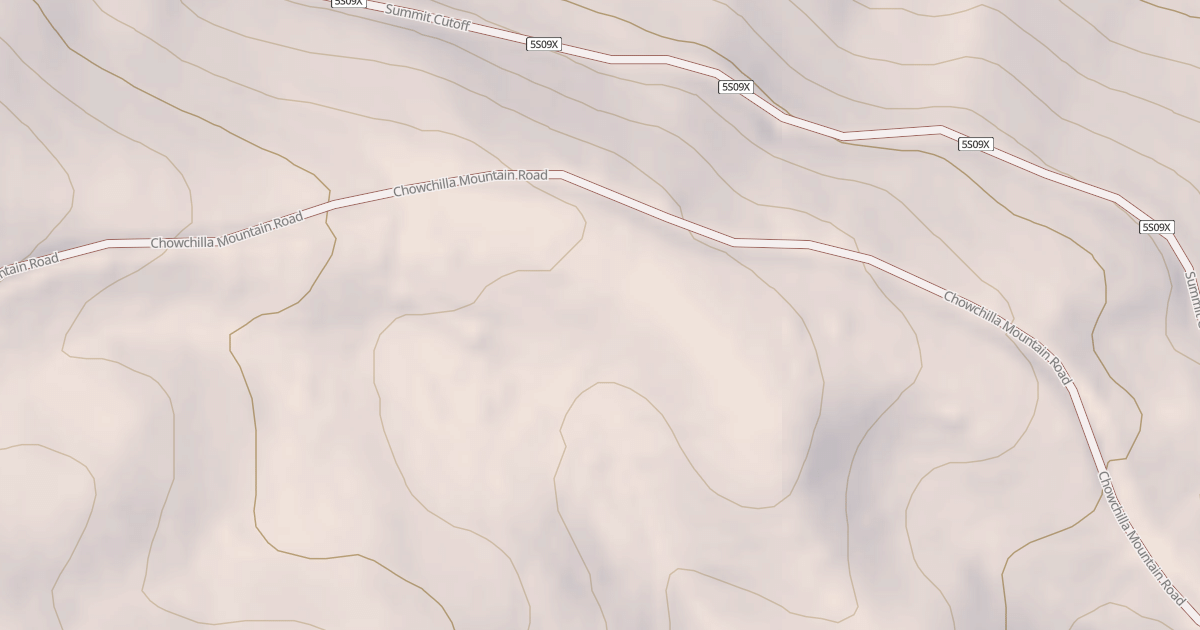 Map preview of CHOWCHILLA MTN F SPUR