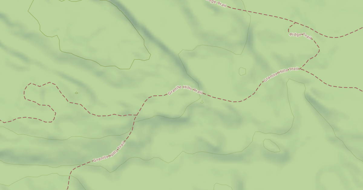 Map preview of Granite Hills Trail (Upper Loop)