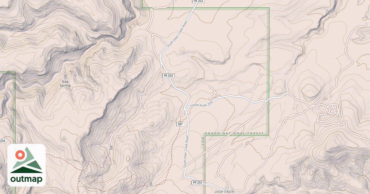 Map of DEER CREEK