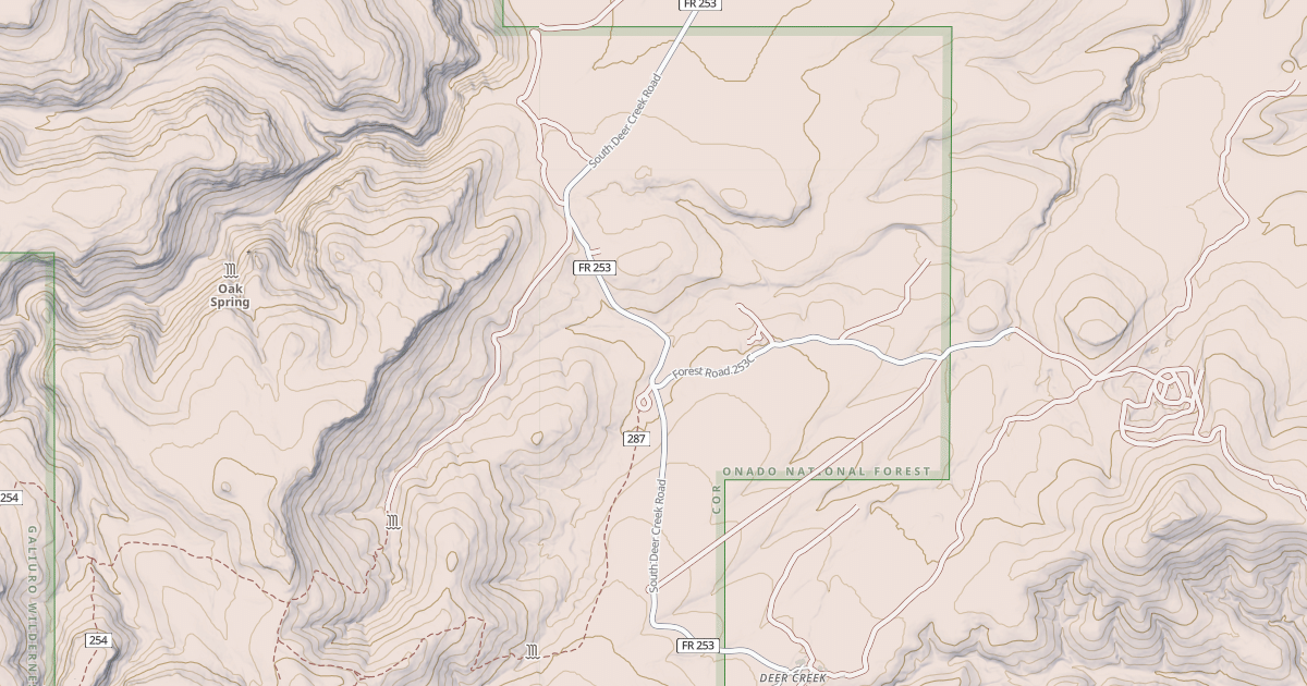 Map preview of DEER CREEK