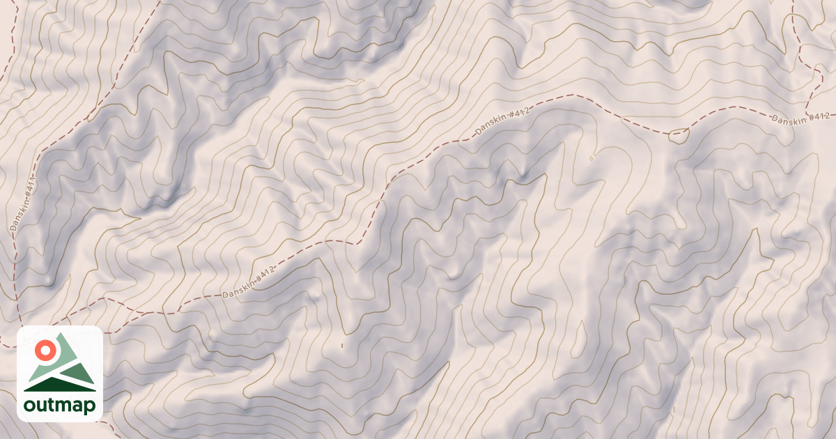 Map of Danskin #412