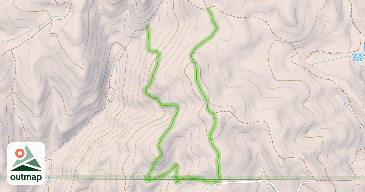 Map of Ranger Ridge Trail
