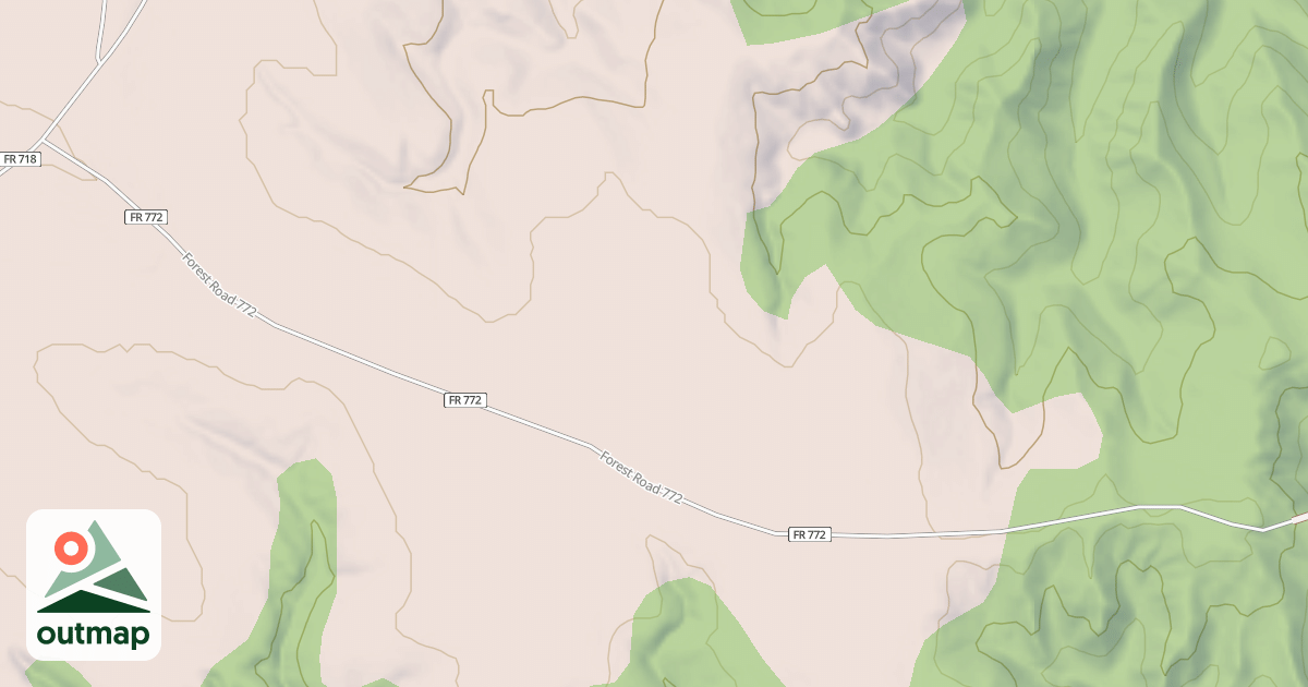 Map of USFS Motor Vehicle Use Map Roads {5168EB5A-8286-46A8-8356-E333A39CF717}