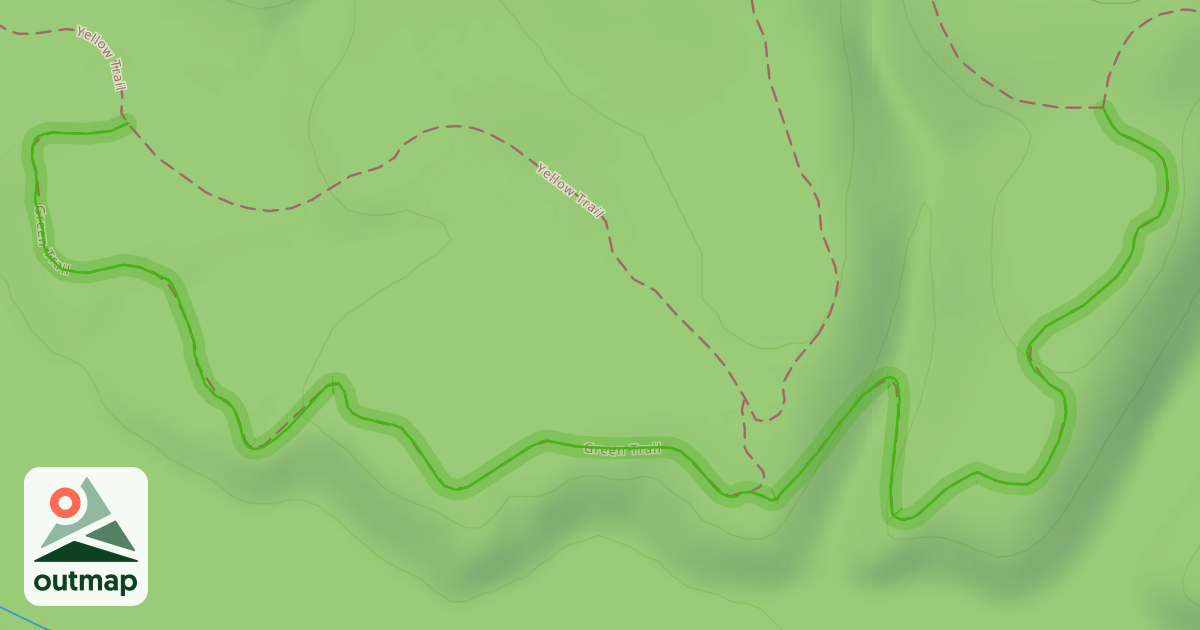 Map of Green Trail