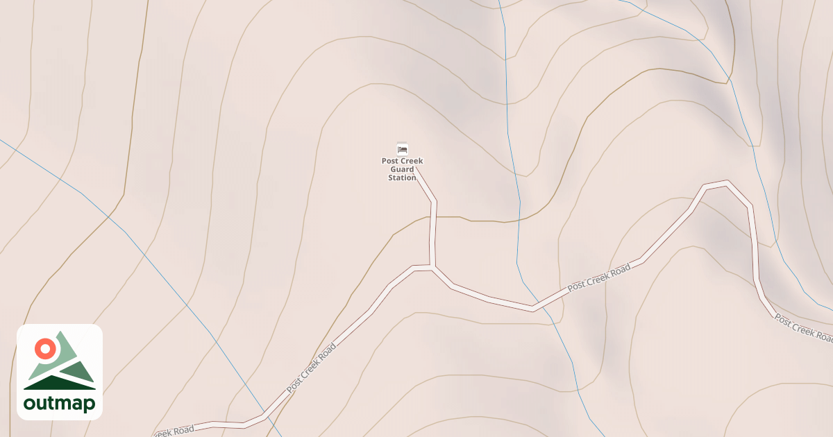 Map of POST CREEK STATION