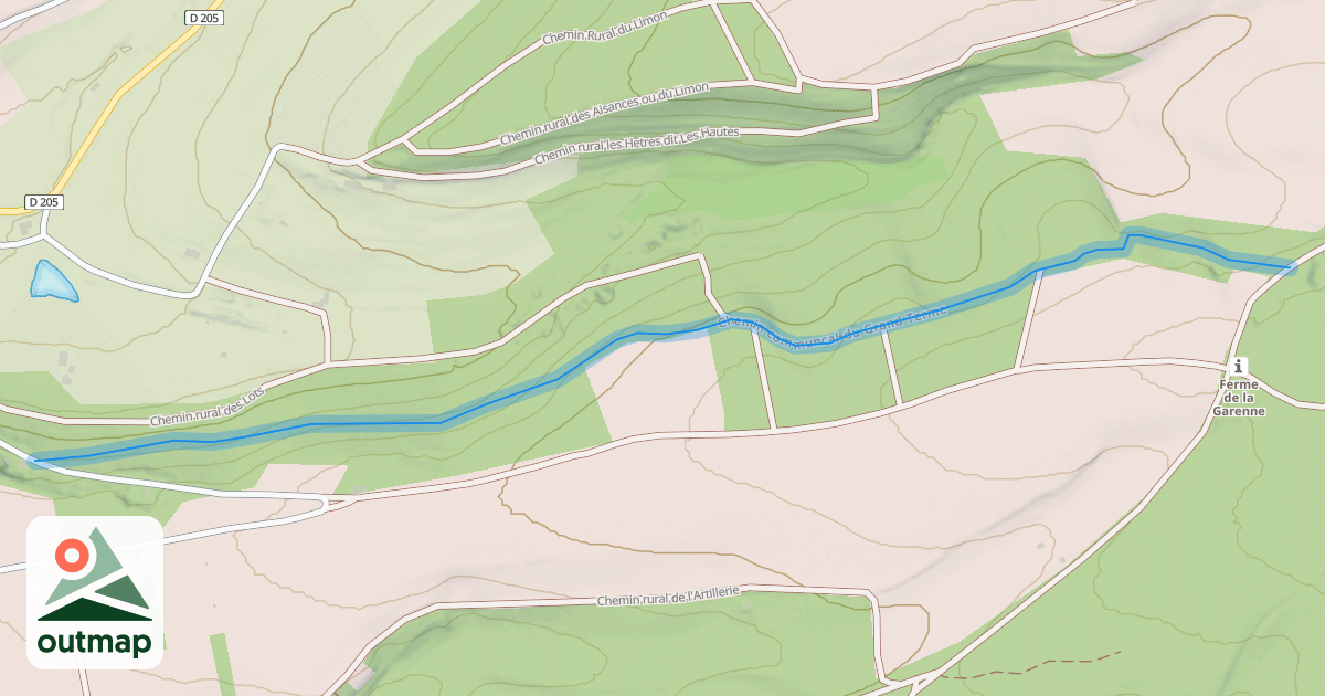 Map of Chemin communcal du Grand Terme