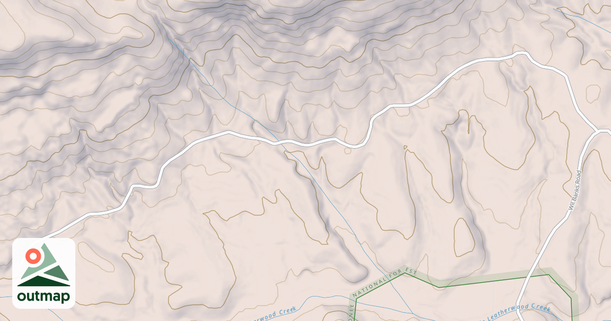 Map of ALLEN MTN.