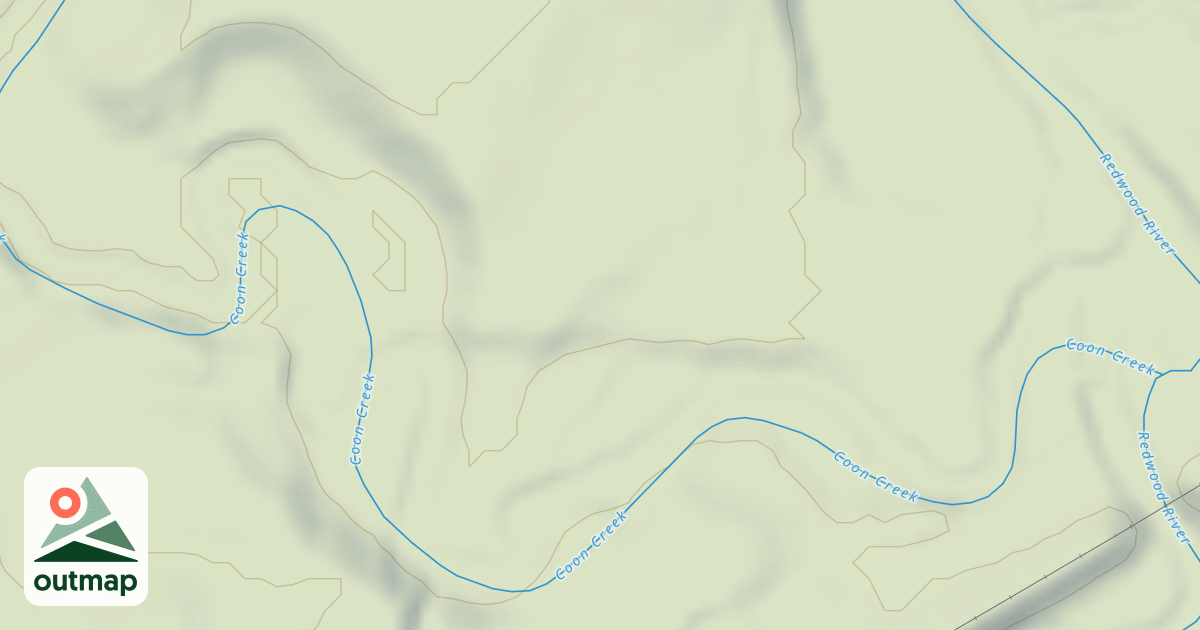 Map of Shady Oaks Native Prairie Adventure Trails