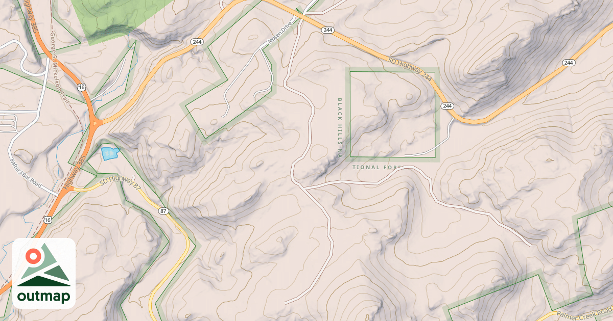 Map of ALLOTMENT BR 2A