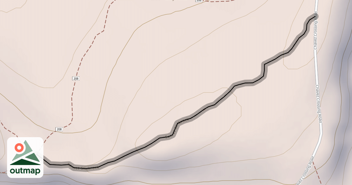 Map of Secret Slickrock