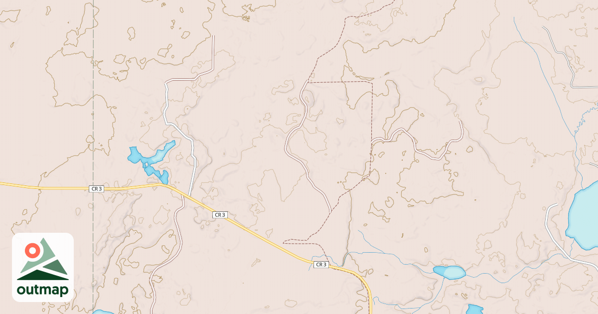 Map of Blind Lake Trail