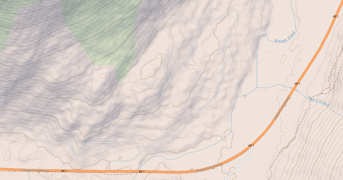 Map preview of POWERLINE RD