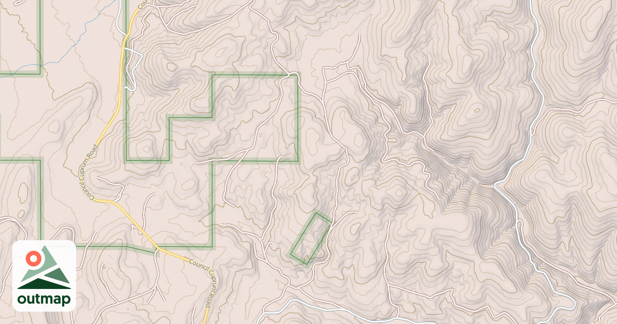 Map of COTTONWOOD CORRAL