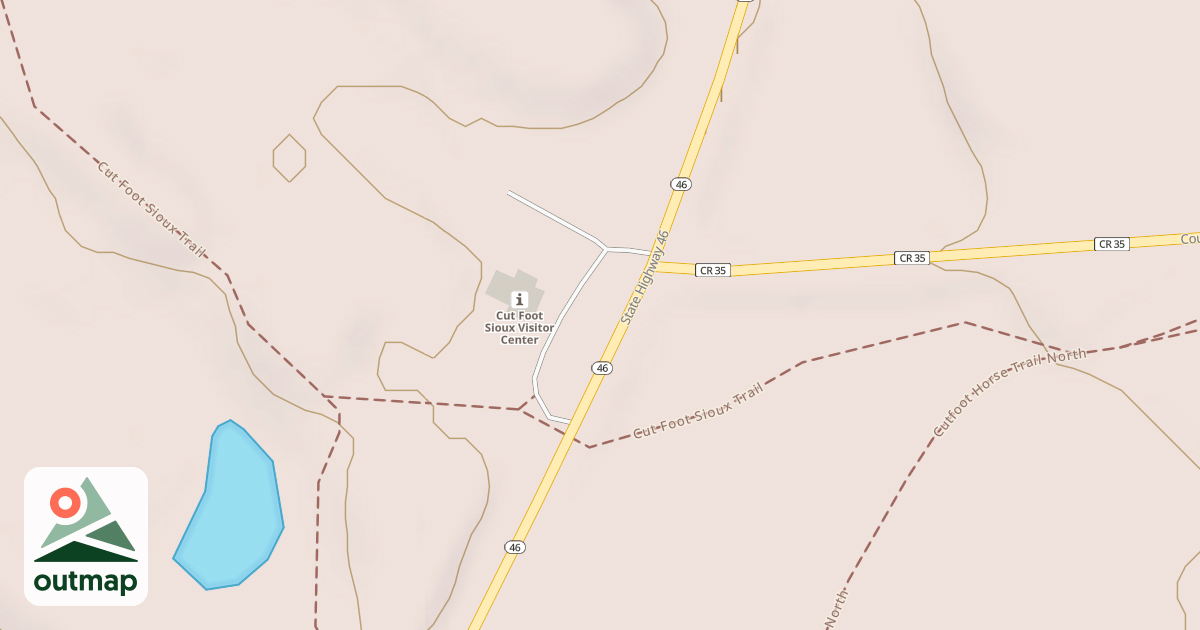 Map of CUT FOOT SIOUX VIC PARKING