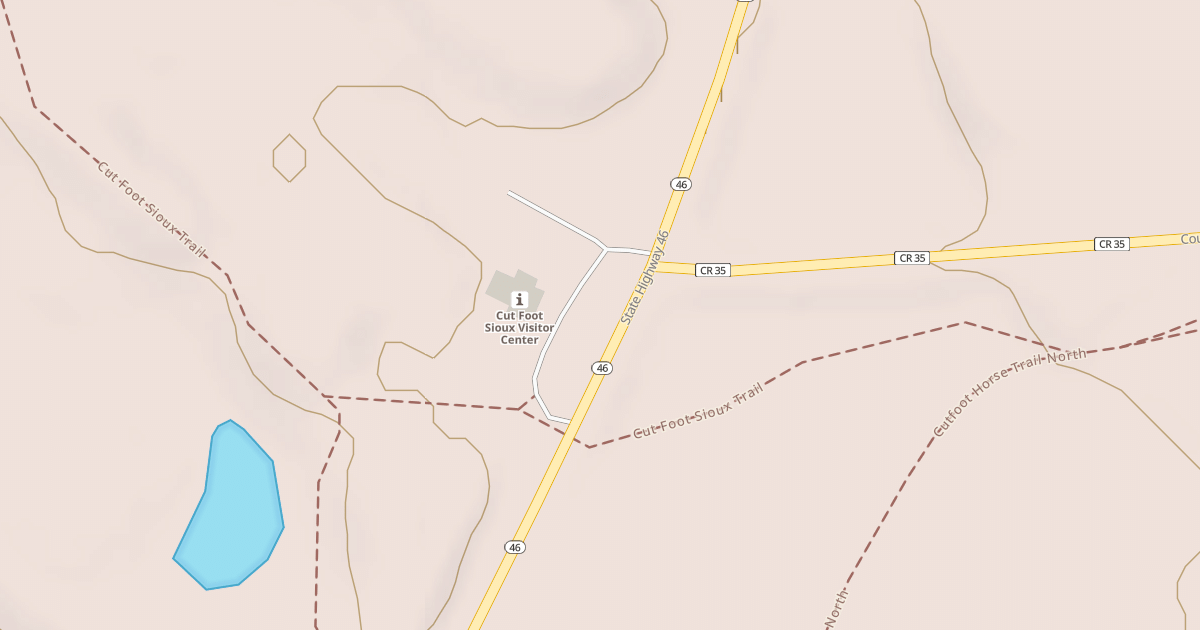 Map preview of CUT FOOT SIOUX VIC PARKING