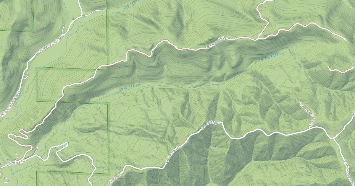 Map preview of BUCK CREEK
