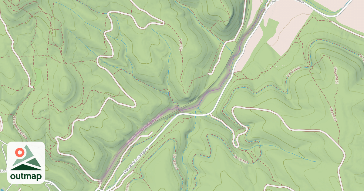 Map of Single De La Voie Ferrée