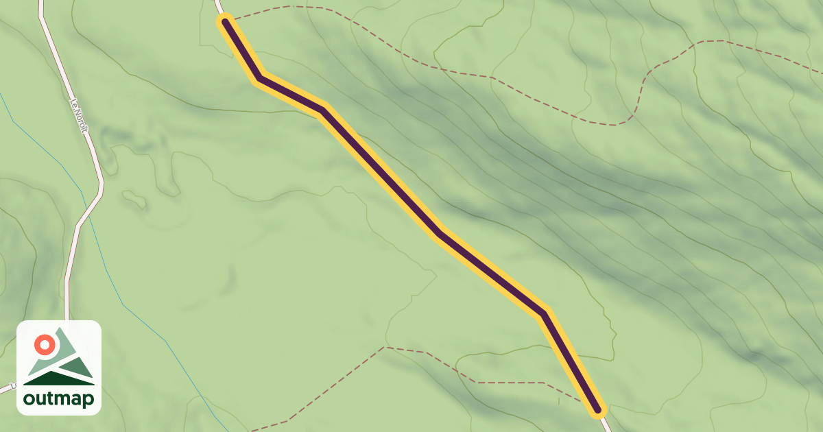 Map of La Grande traversée - Sentier International des Appalaches SIA-IAT